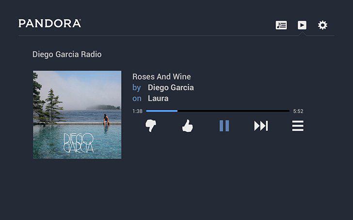 Pandora Music's screenshots